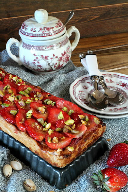 tarta-de-fresas-y-pistachos, strawberry-pistachio-tart