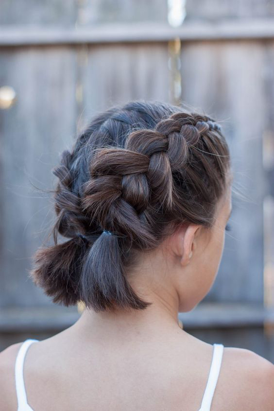 cute short hairstyles braids