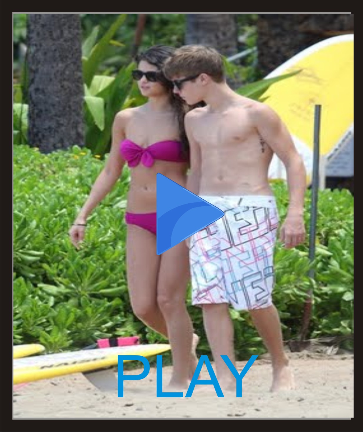 Justin+bieber+and+selena+gomez+in+hawaii+making+out