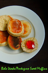 Bolo Lêvedo / Portuguese Sweet Muffins