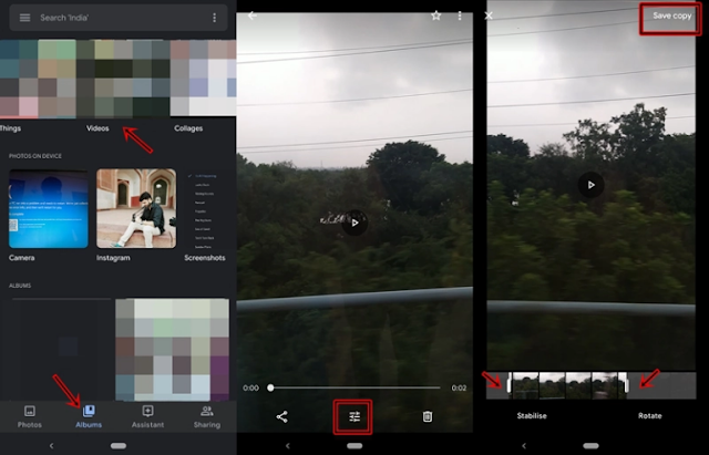 Cara Edit Video Menggunakan Aplikasi Google Photos App. 2
