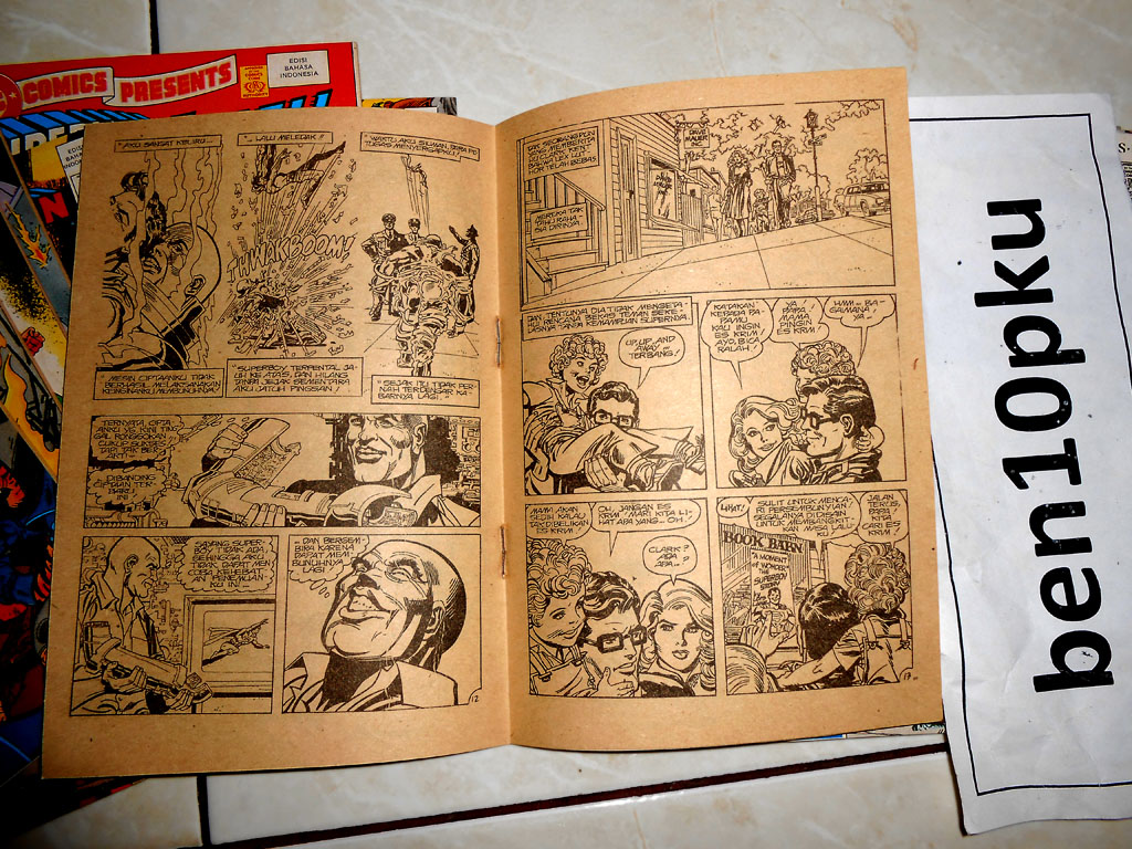 Komik Superman hadiah sabun Lifebuoy