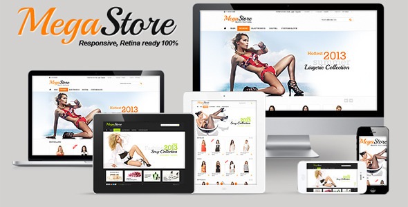 MegaStore - Responsive, Retina, Powerful Settings - osCommerce eCommerce