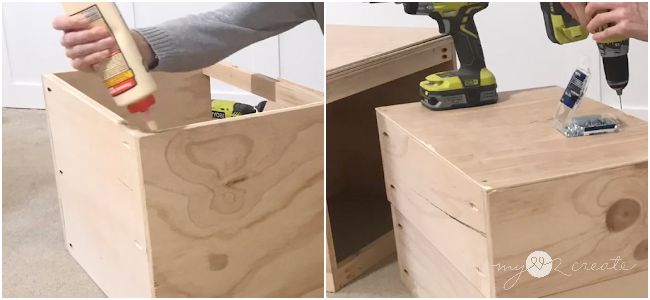 Attaching 1/4'' plywood for drawer bottoms, MyLove2Create