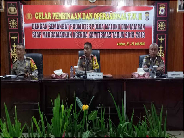 Akhmad Wiyagus Pimpin Gelar Pembinaan dan Operasional Polda Maluku