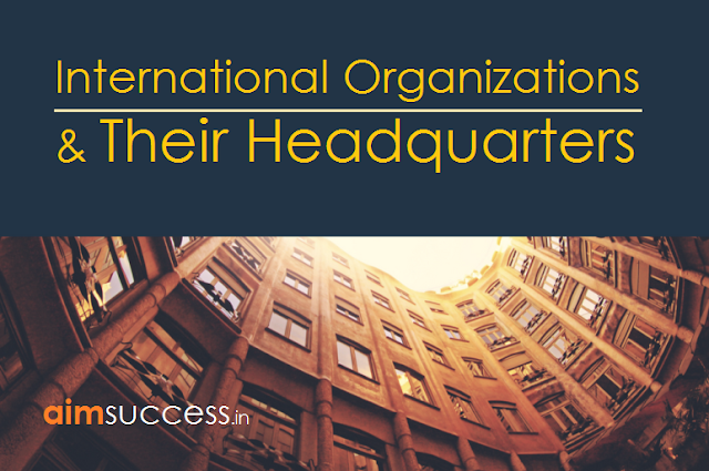 International Organizations & Their Headquarters