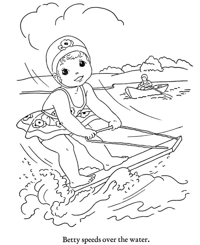  Summer Coloring Sheets For Kids 5