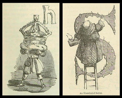 2 satirical lettrines