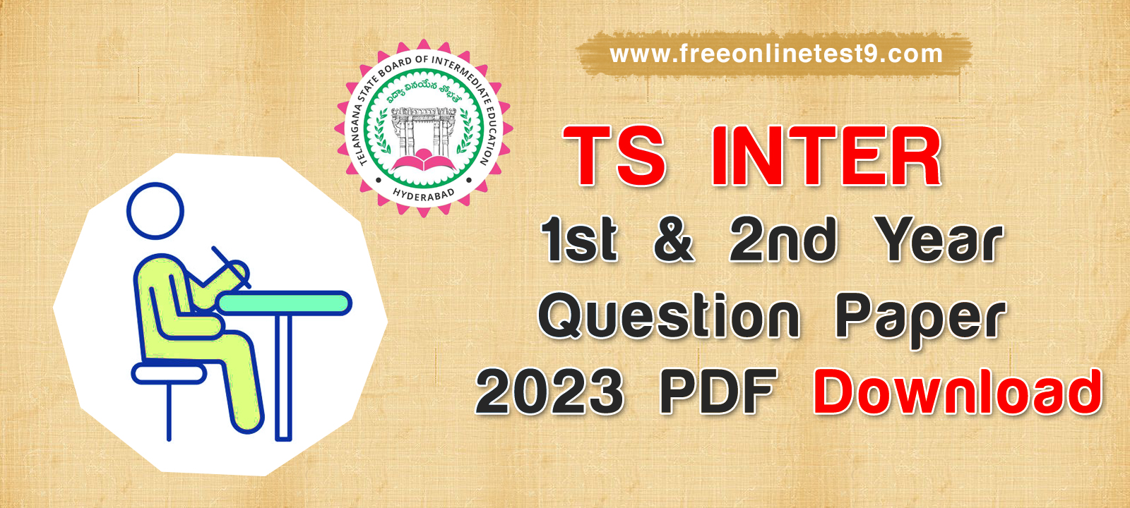 TS Inter 1st & 2nd Year Question Paper 2023 PDF Download