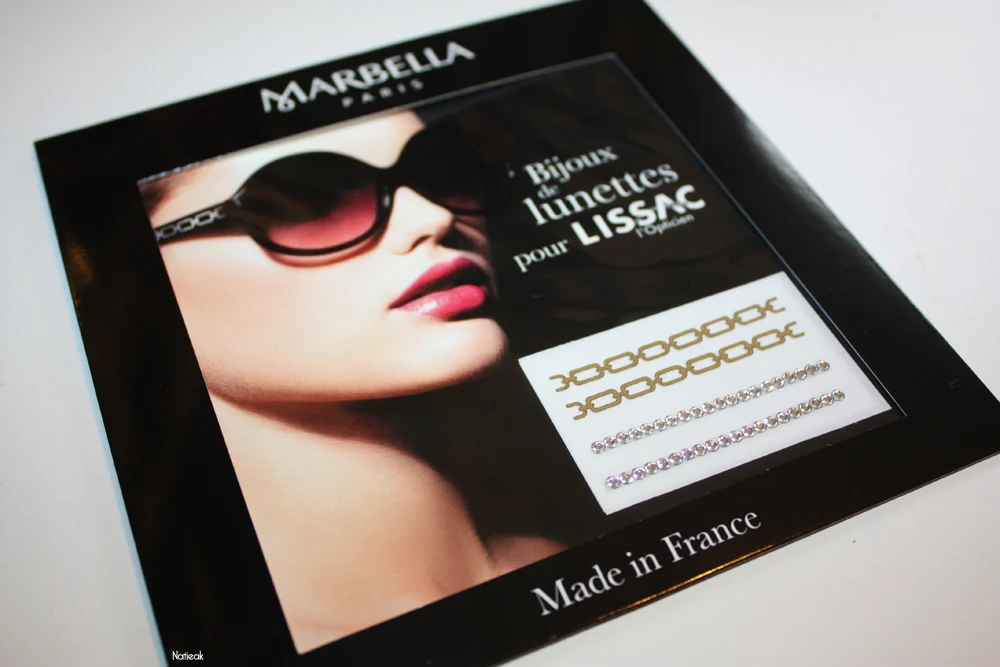 bijoux pour lunette offert