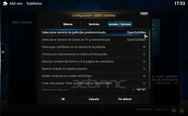 XBMC SUBTITLES PLUGIN