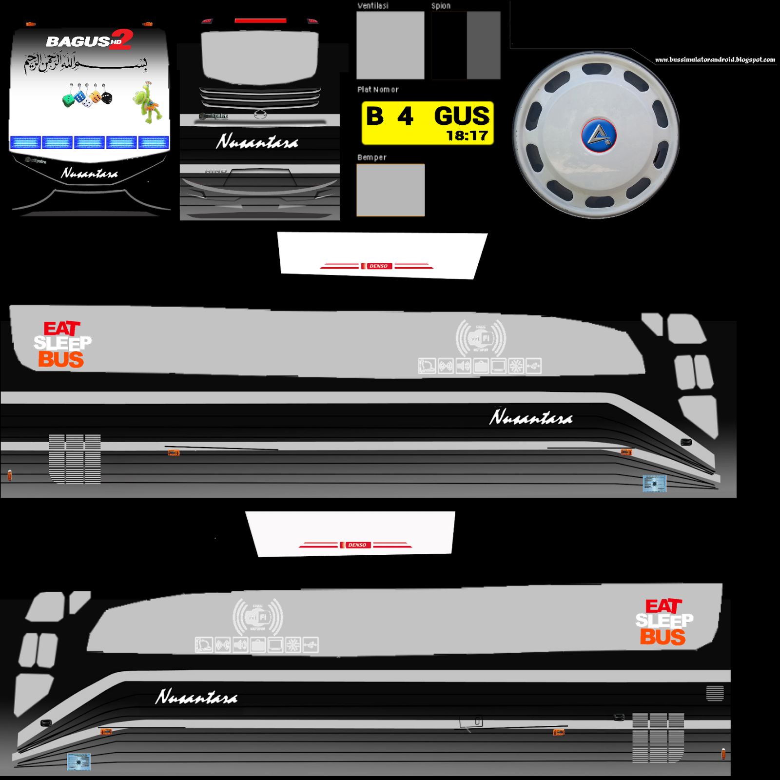 Download Kumpulan Livery Bus Simulator  Indonesia dari 