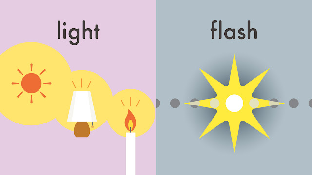 light と flash の違い