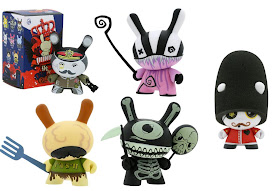 Ye Olde English UK Dunny Series - ilovedust, Doktor A, McFaul, Triclops & Mimic Dunnys