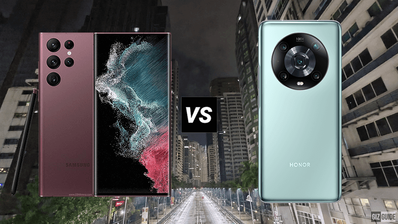 Samsung Galaxy S22 Ultra vs HONOR Magic4 Pro Specs Comparison