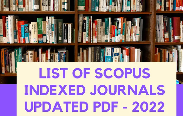 Indexed Journals in Scopus