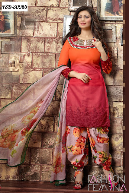 Bollywood Actress Ayesha Takia in Patiala Salwar Suits Online Collection