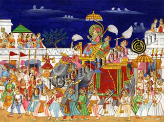 Rao Ram Singh Riding in Procession