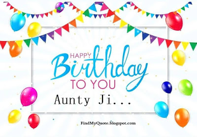 happy birthday auntie ji images