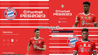 PES 2021 Menu Bayern Munchen 2022/2023 by PESNewupdate