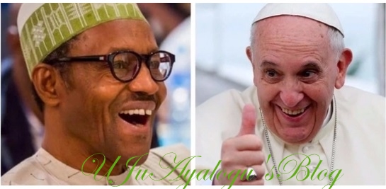 Buhari gets major validation as Pope Francis declares support for anti-corruption campaign 