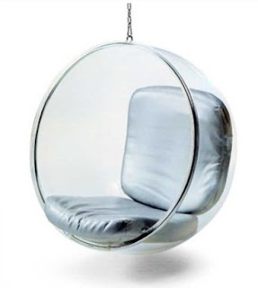 Hanging bubble chair