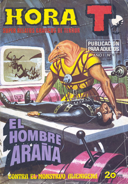 El Hombre Araña. Hora T 9. Edit. Bruguera, 1975
