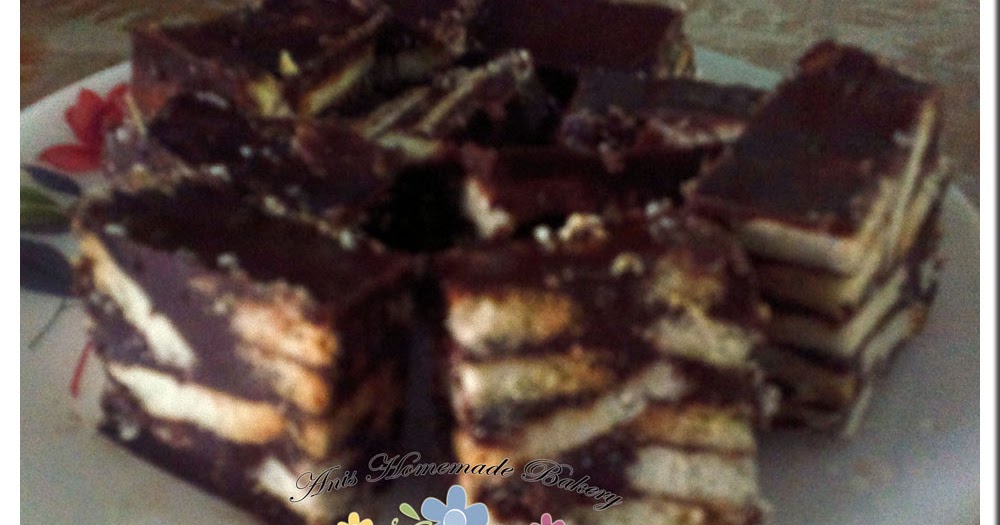 Kek Biskut Coklat a.k.a. Kek Batik  : Homemade Bakery 