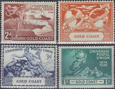 Gold Coast - 1949 - 75th anniv. of the UPU