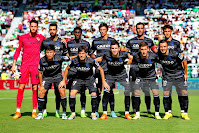 REAL SOCIEDAD DE FÚTBOL. Temporada 2022-23. Remiro, Brais Méndez, Cho, Le Normand, Mikel Merino, Zubimendi. Kubo, Silva, Zubeldia, Ahien Muñoz, Gorosabel. ELCHE C. F. 0 REAL SOCIEDAD DE FÚTBOL DE SAN SEBASTIÁN 1 Sábado 27/08/2022, 17:30 horas. Campeonato de Liga de 1ª División, jornada 3. Elche, Alicante, estadio Manuel Martínez Valero: 22.656 espectadores. GOLES: 0-1: 20’, Brais Méndez.