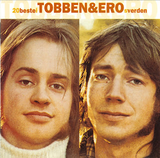 Tobben & Ero ‎"Tobben & Ero's 12 Beste" 1975  LP Compilation Norway Folk Rock Pop Rock