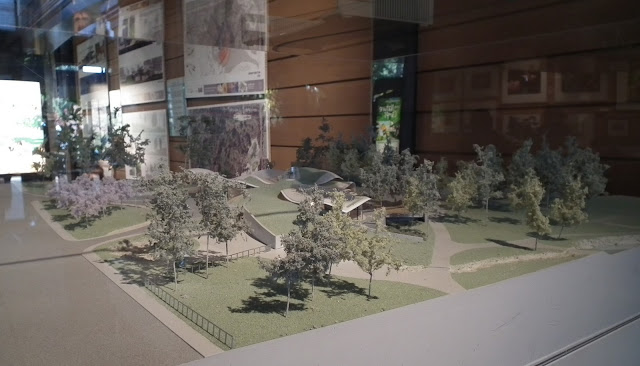 The maquette of the Visitor Centre of VanDusen Botanical Garden -Capital Project