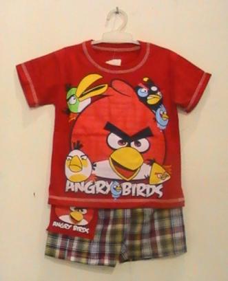 busana anak angry birds