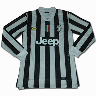 Jersey Grade Ori Juventus Home Long Sleave Official 2013-2014