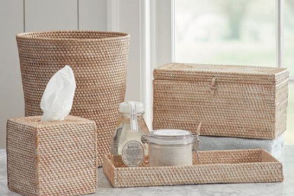 Wicker Bathroom Accessories