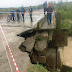 На Прикарпатті велика вода майже зруйнувала міст (фото)
