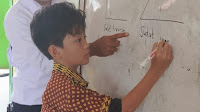 Murid SDN 7 Salotungo Antusian Praktekan Jenis-Jenis Sudut Dengan Pembelajaran Konkret