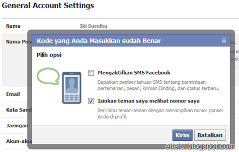 Mengatur Nama Pengguna Facebook