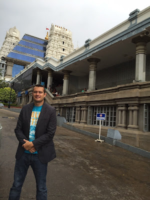 Joshua Vignona at ISKCON Temple