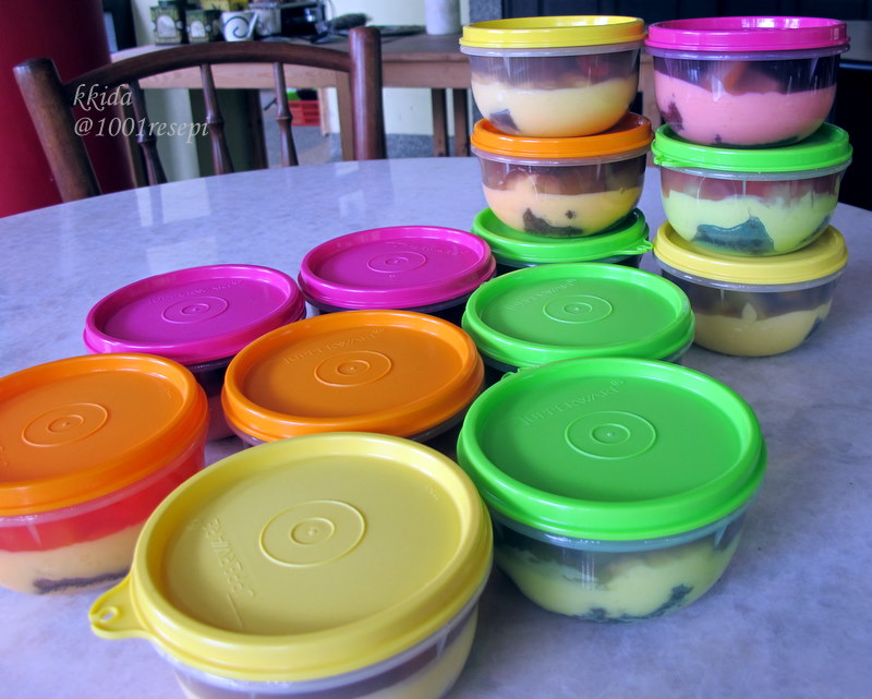 Koleksi 1001 Resepi: triffle dalam tupperware