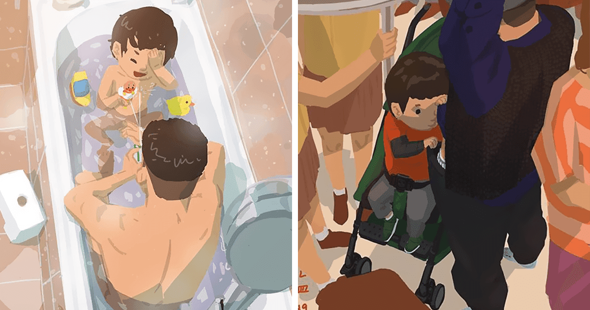 38 Heart-Melting Pictures Show What It's Like To Be A Single Dad
