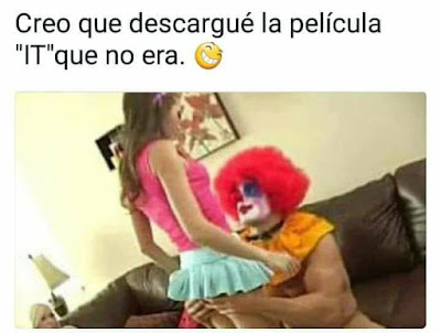 Como cuando descargas la película IT 2017 en el Ares