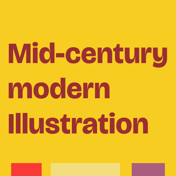 Mid-century modern Illustration