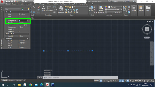 Tutorial Cara Membuat Garis Putus Putus di AutoCAD