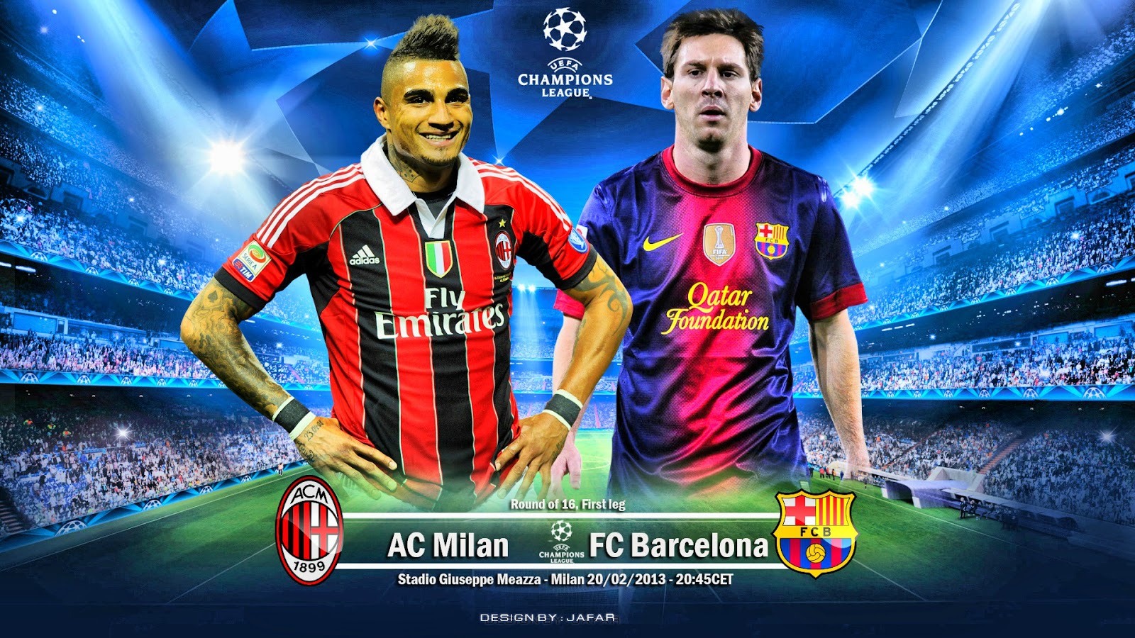 Wallpaper AC Milan Vs Barcelona UEFA Liga Champions Prediksi