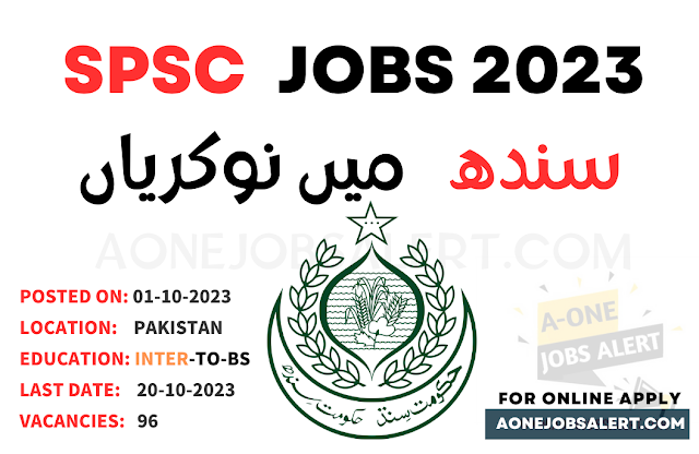 Sindh Public Service Commission Jobs 2023