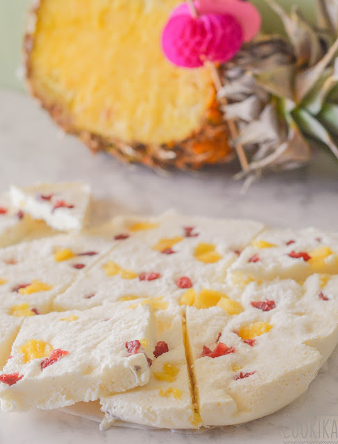 Yogurt and Pineapple Bark