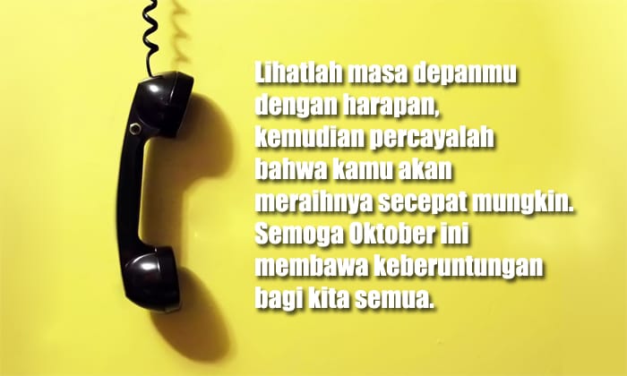  Kata  Ucapan Bulan Oktober  Terbaru yang Memotivasi kosngosan