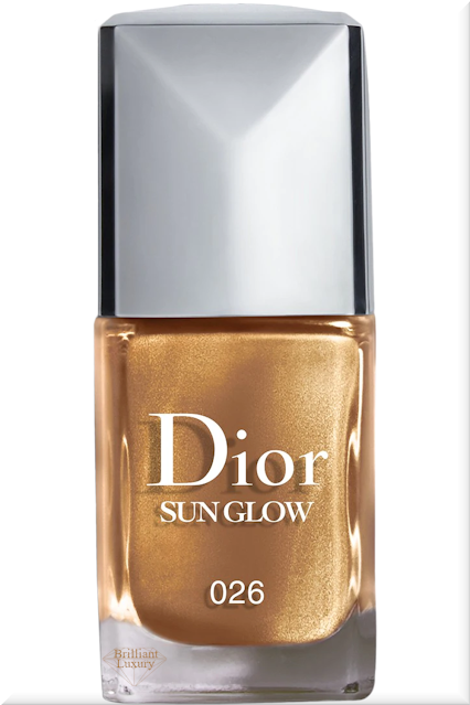 ♦Dior Sunglow Veil Of Light nailpProtection & radiance limited edition #dior #beauty #pantone #yellow #brilliantluxury