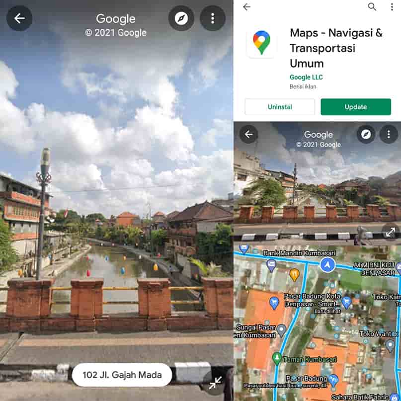 cara melihat rumah di google maps android